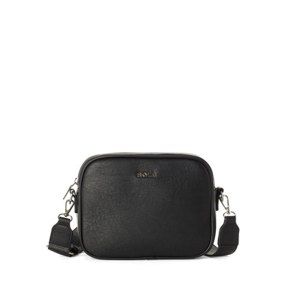 ALICIA Vegan Crossbody Bag - Black