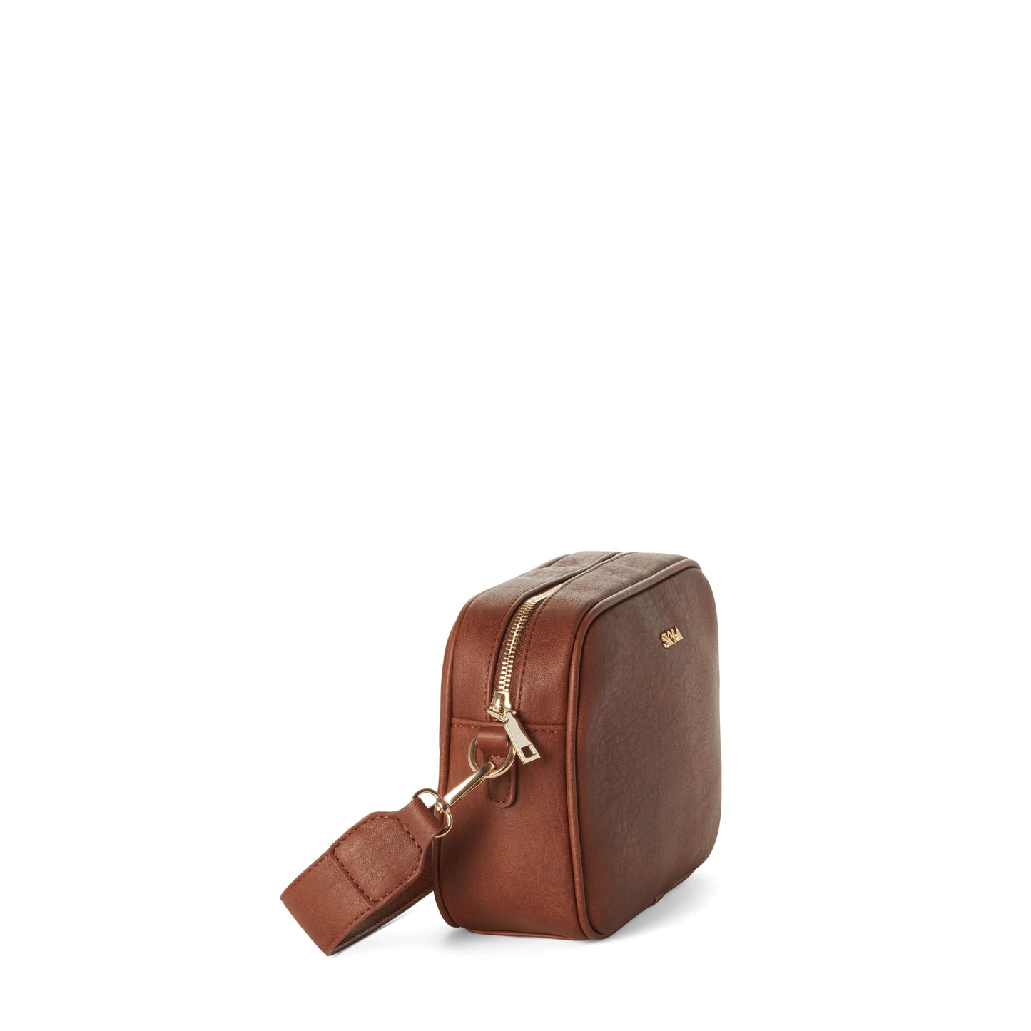 ALICIA Vegan Crossbody Bag - Chestnut