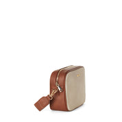 ALICIA Vegan Crossbody Bag - Latte