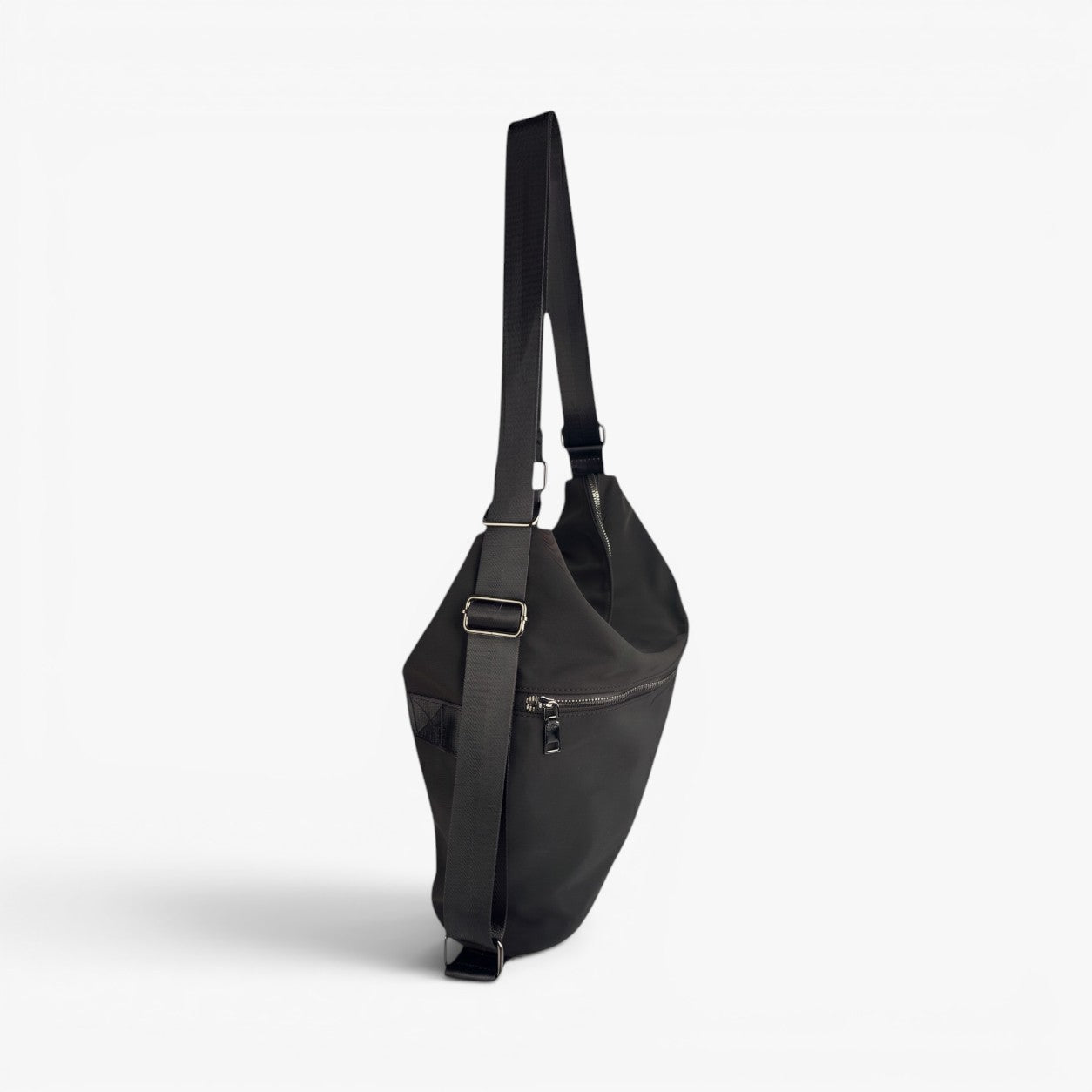 ASHLEY Convertible Nylon Bag - Black