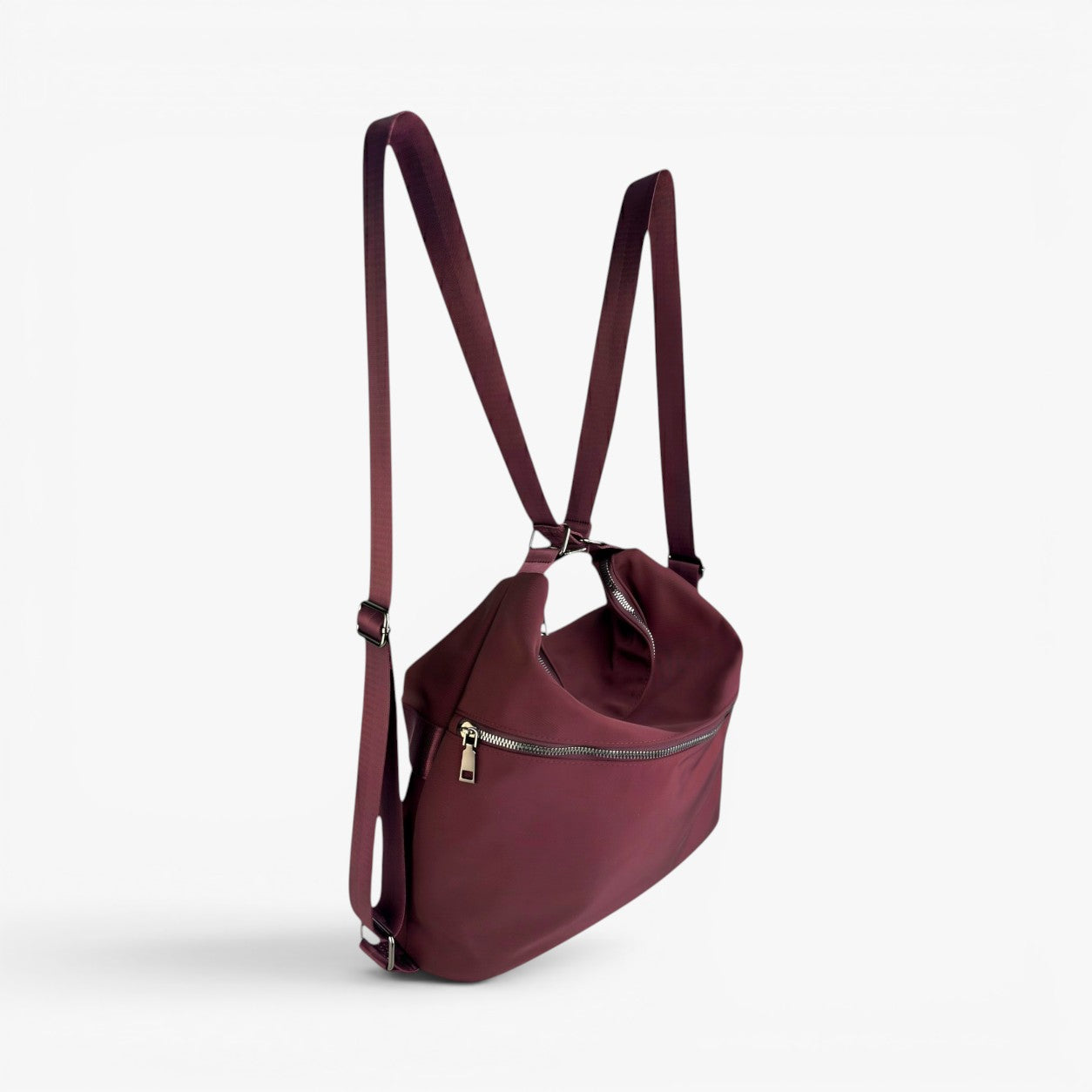 Sac en nylon convertible ASHLEY - Bordeaux