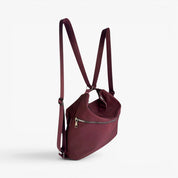Sac en nylon convertible ASHLEY - Bordeaux