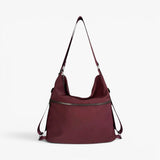 Sac en nylon convertible ASHLEY - Bordeaux