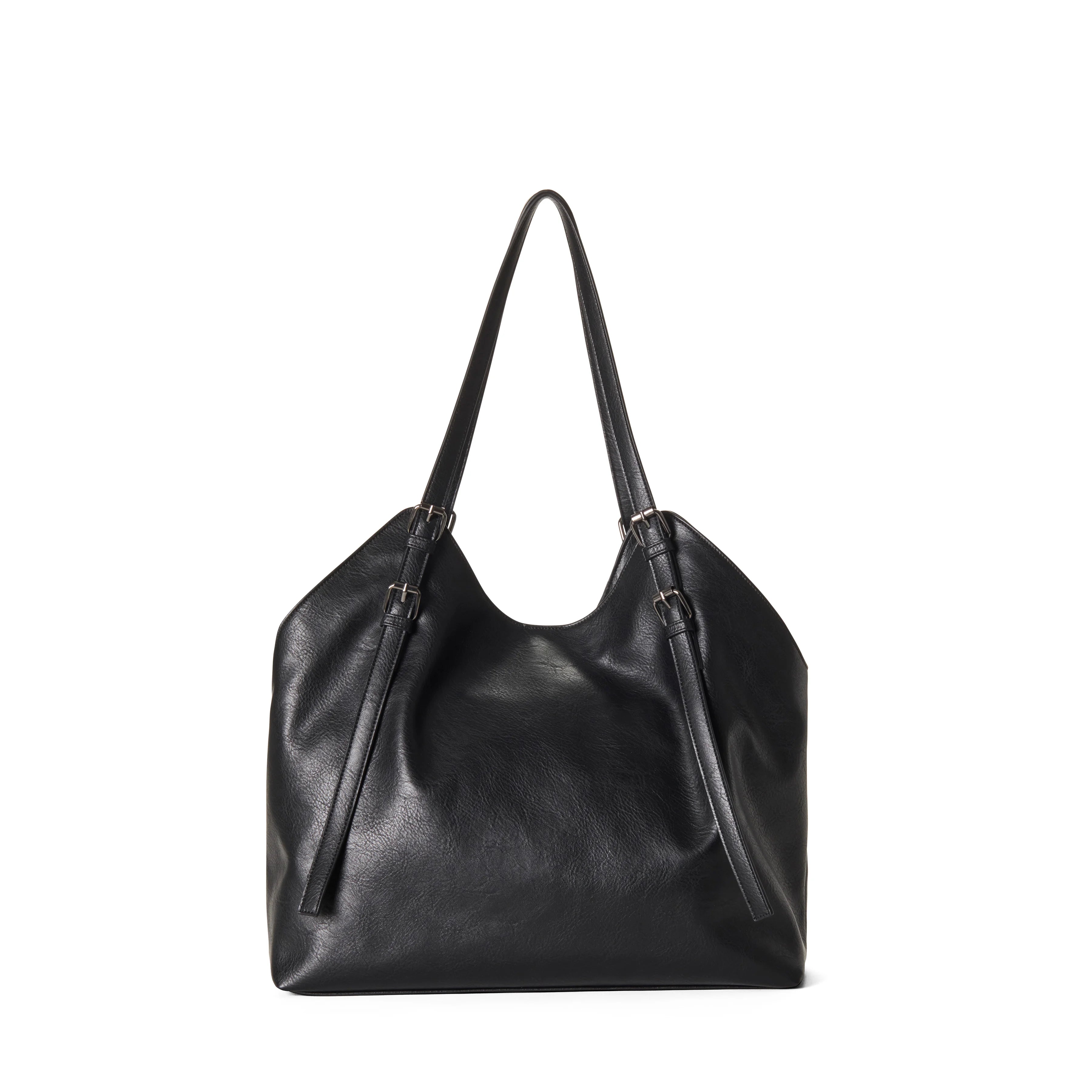 BASIA sac fourre-tout souple vegan - Noir