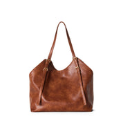 BASIA sac fourre-tout souple vegan - Cognac