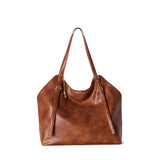 BASIA Slouchy Tote Bag - Cognac