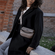 BILLIE sac bandoulière végane - gris