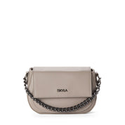 BILLIE Vegan Crossbody Bag - Stone Grey