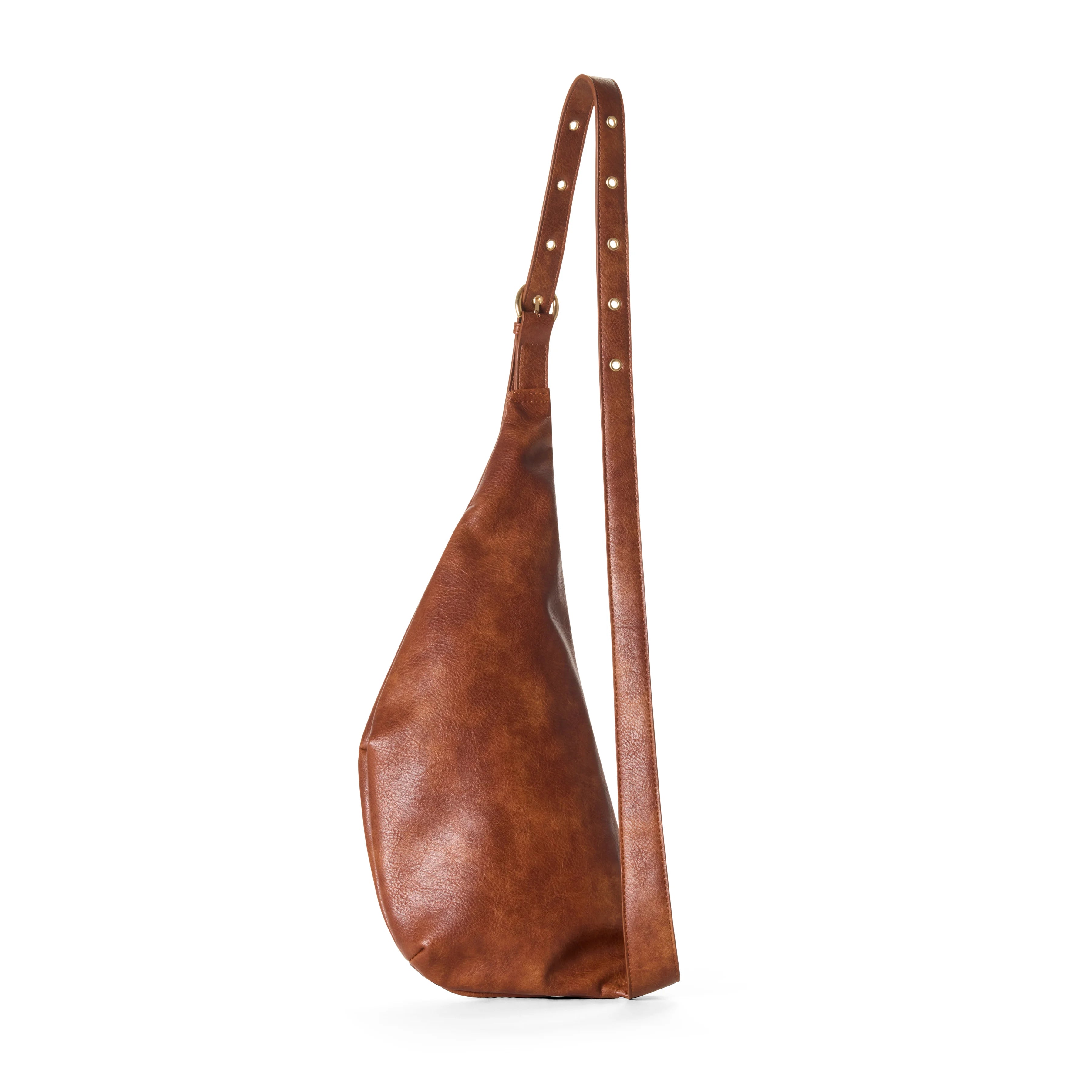 EVE sac banane à bandoulière vegan - Cognac