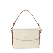 GRACIE petit sac à épaule végane - latte