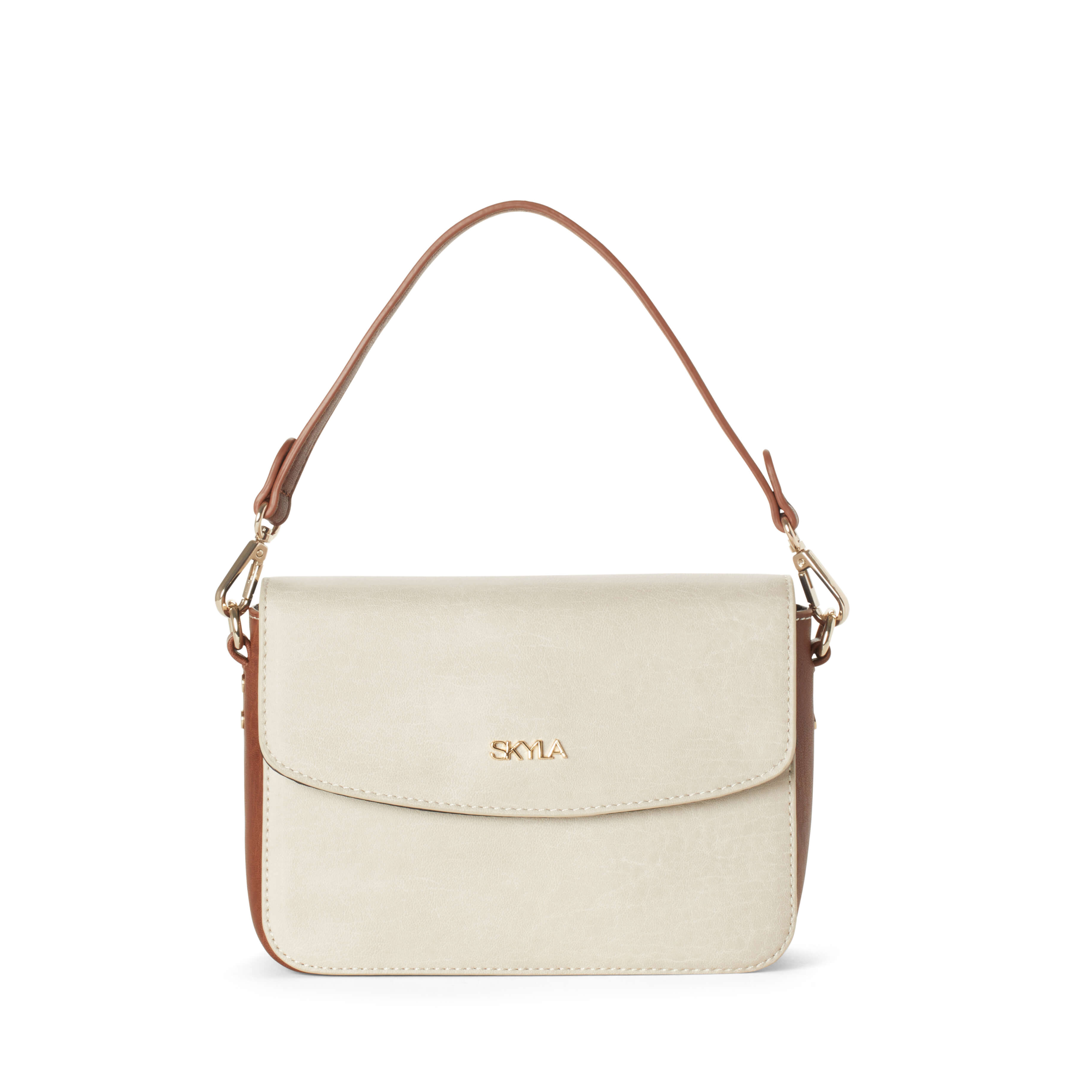 GRACIE petit sac à épaule végane - latte
