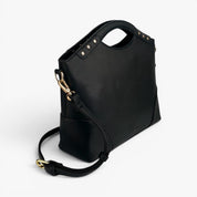 KIARA Top-Handle Bag With Removable Crossbody Strap - Black