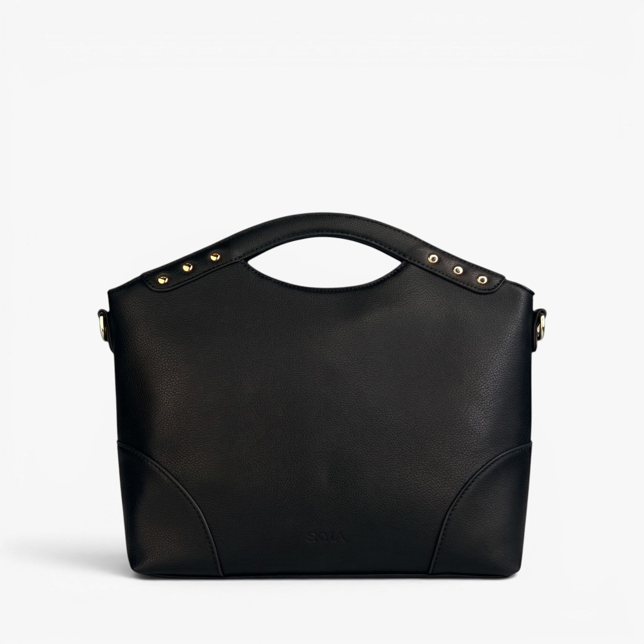 KIARA Top-Handle Bag With Removable Crossbody Strap - Black