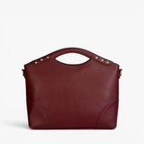 KIARA Top-Handle Bag With Removable Crossbody Strap - Bordeaux