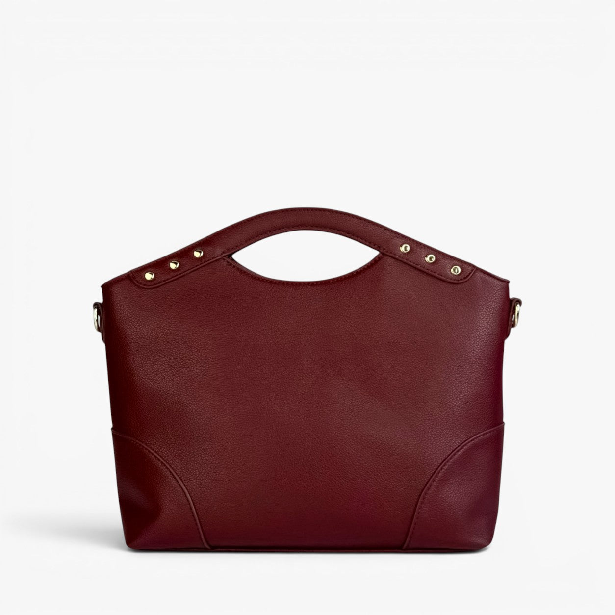 KIARA Top-Handle Bag With Removable Crossbody Strap - Bordeaux