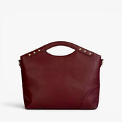 KIARA Top-Handle Bag With Removable Crossbody Strap - Bordeaux