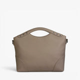 KIARA Top-Handle Bag With Removable Crossbody Strap - Taupe