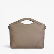 KIARA Top-Handle Bag With Removable Crossbody Strap - Taupe
