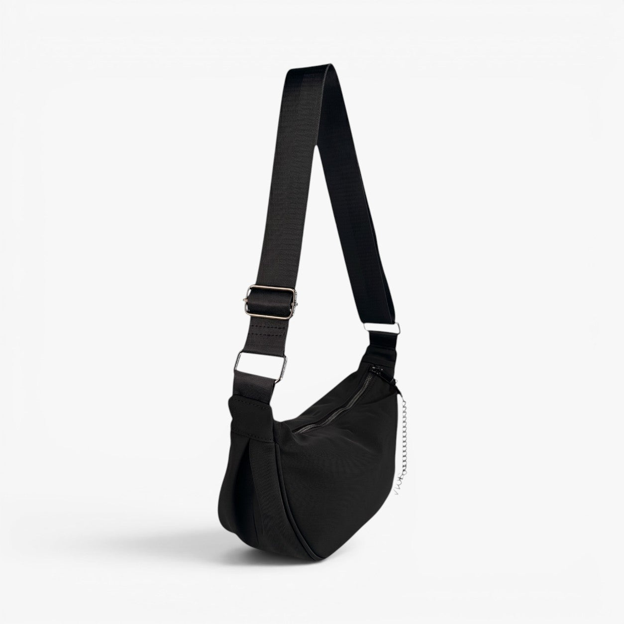 Sac bandoulière en nylon LUNA - Noir