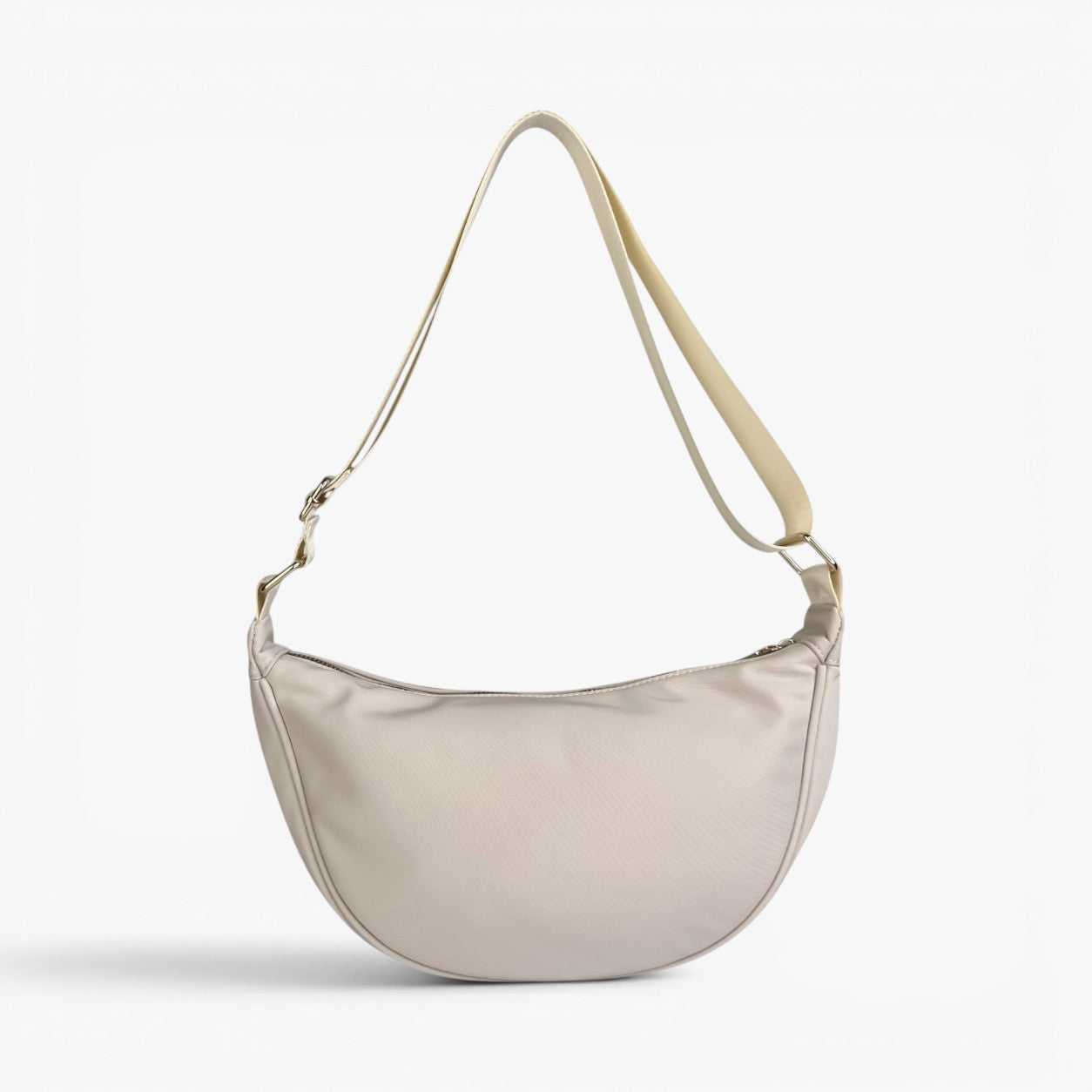 LUNA Nylon Crossbody Bag - Creme