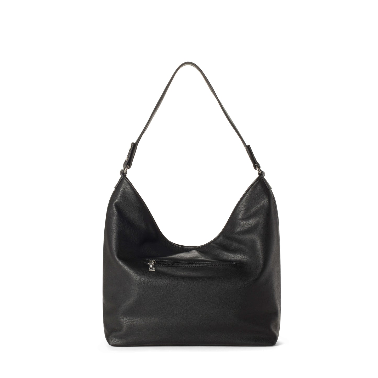 MARY Vegan Crossbody Hobo Bag - Black