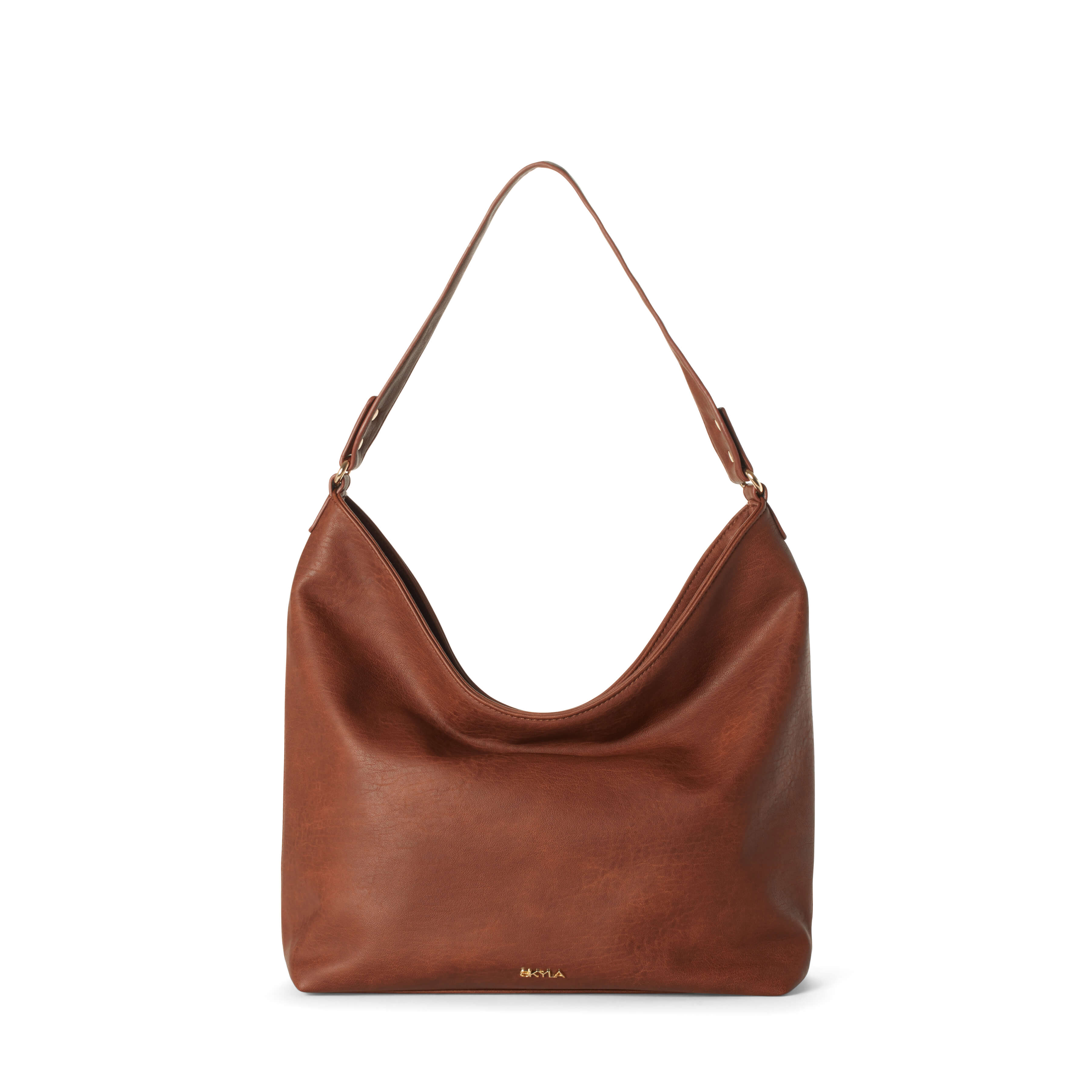 MARY sac hobo bandoulière végane - châtaigne