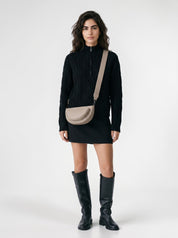 Sac bandoulière MAYA - Taupe