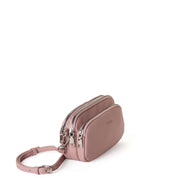 MILA 3-Compartment Mini Crossbody Bag - Blush