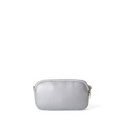 MILA 3-Compartment Mini Crossbody Bag - Silver