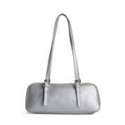 OLIVIA Baguette Bag - Silver
