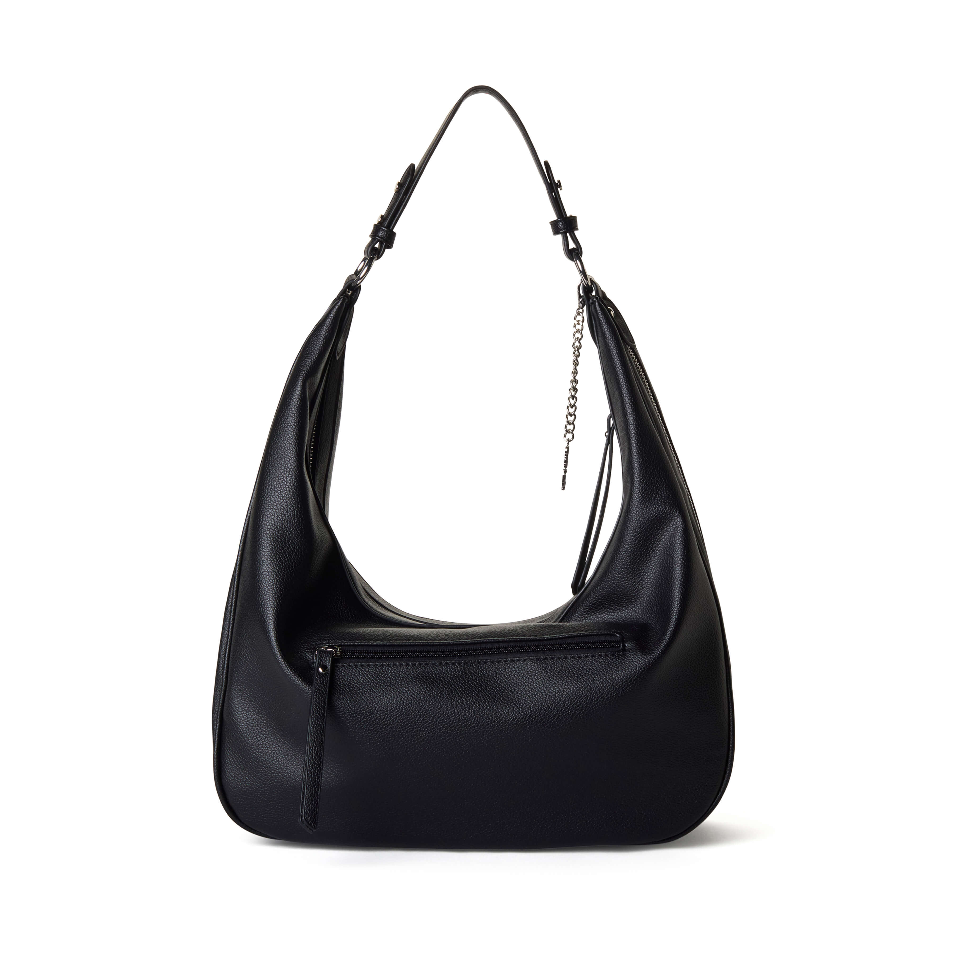 REBECCA Hobo Shoulder Bag - Black