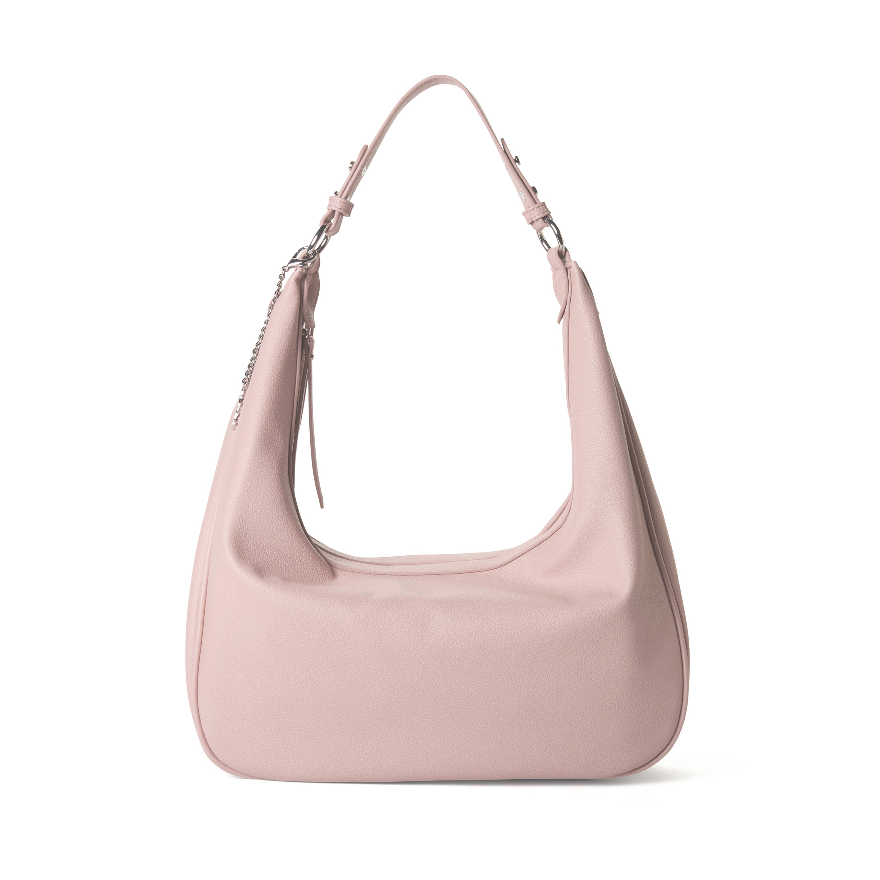 REBECCA Hobo Shoulder Bag - Blush