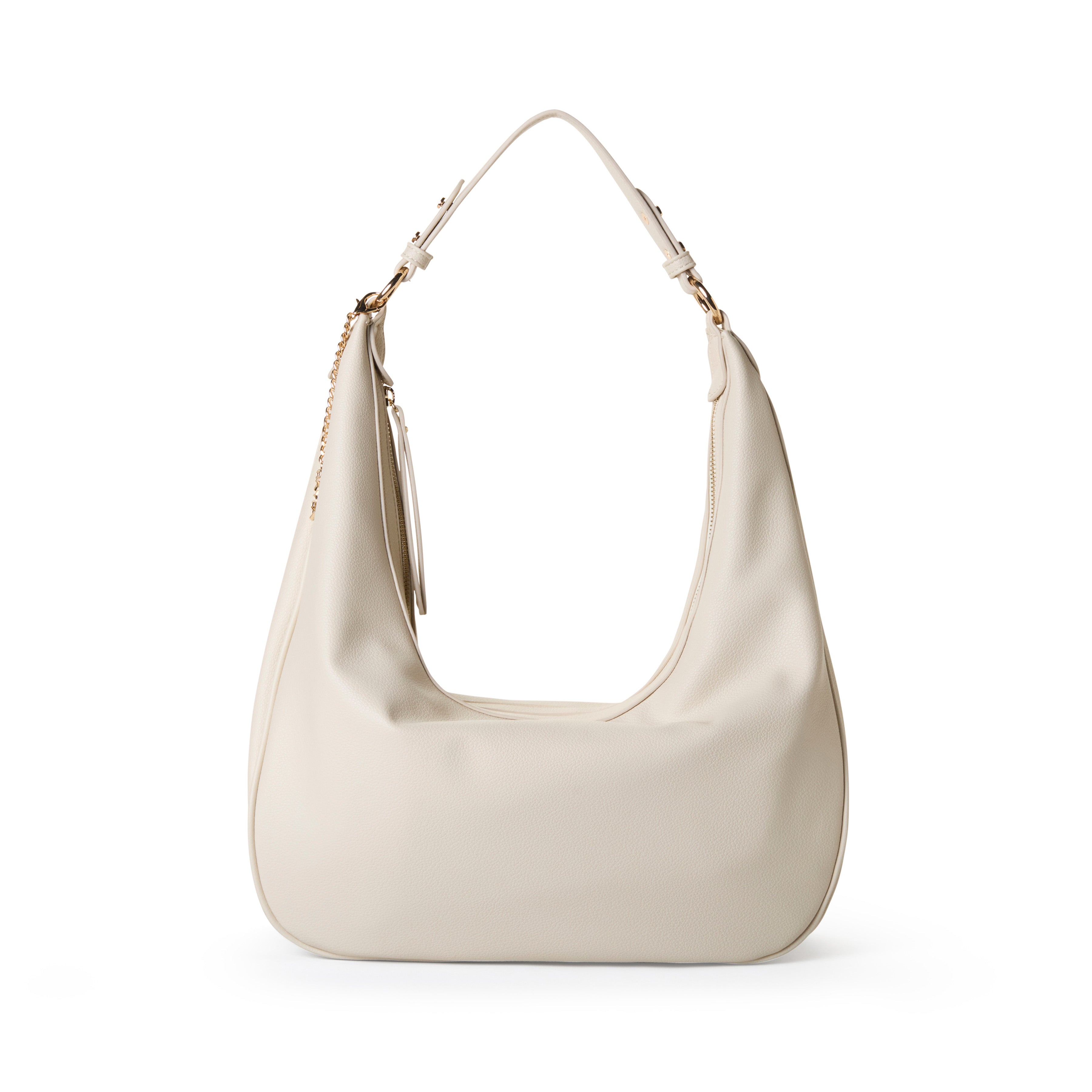 REBECCA Hobo Shoulder Bag - Ivory