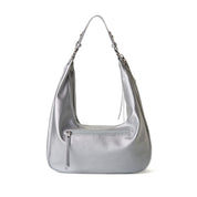 REBECCA Hobo Shoulder Bag - Silver