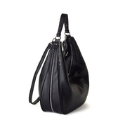 REBECCA Hobo Shoulder Bag - Black