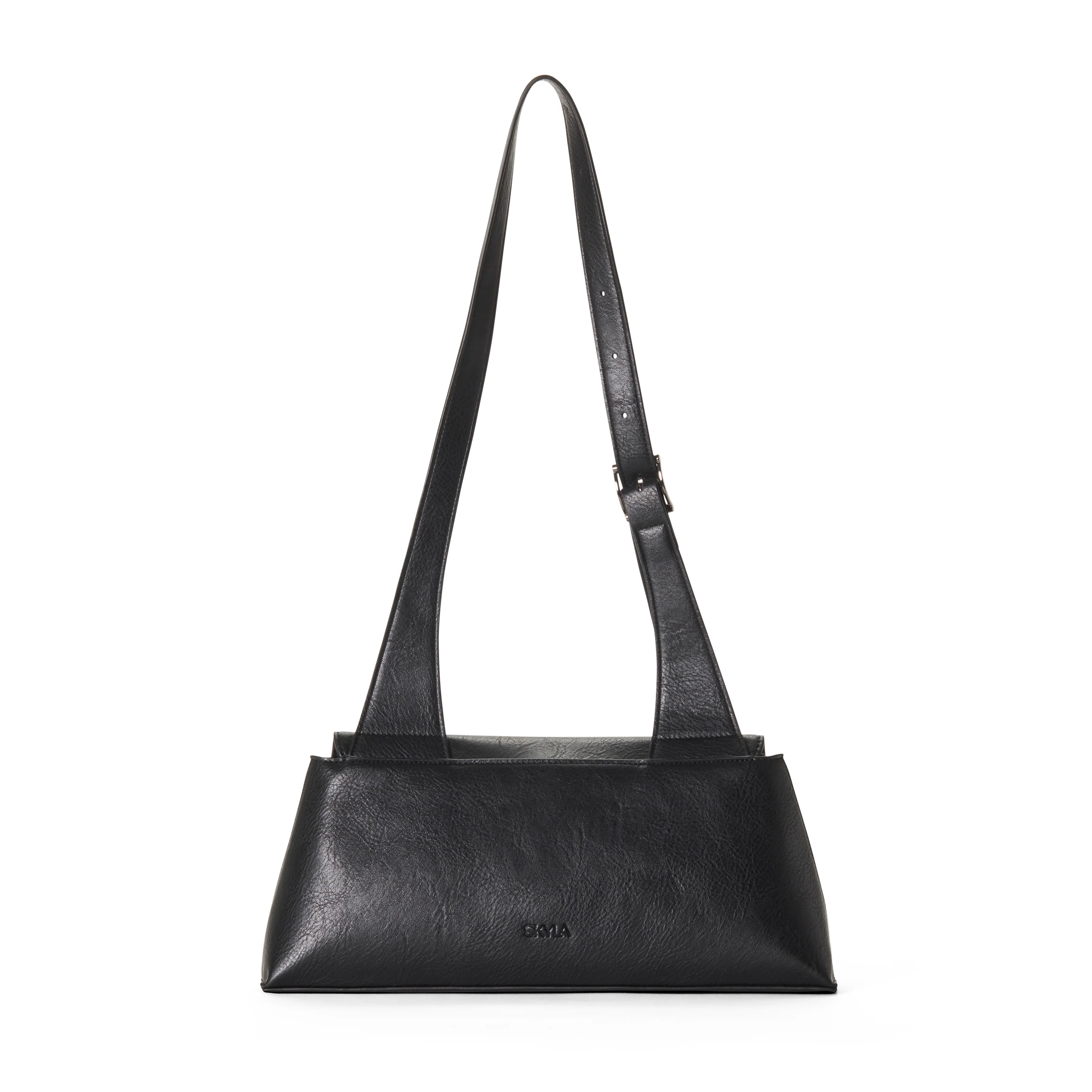 SOPHIA sac à épaule baguette, vegan - Noir