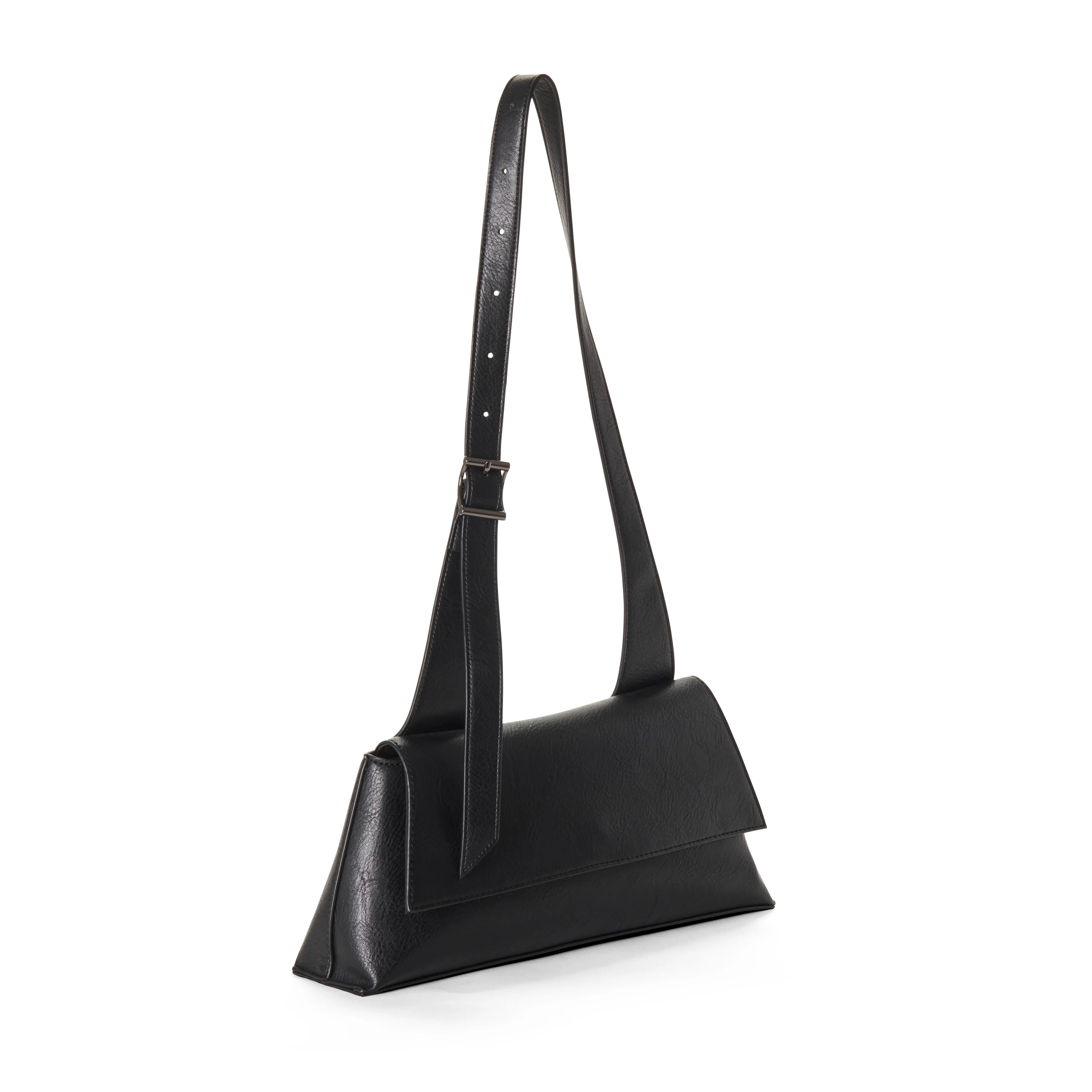 SOPHIA sac à épaule baguette, vegan - Noir