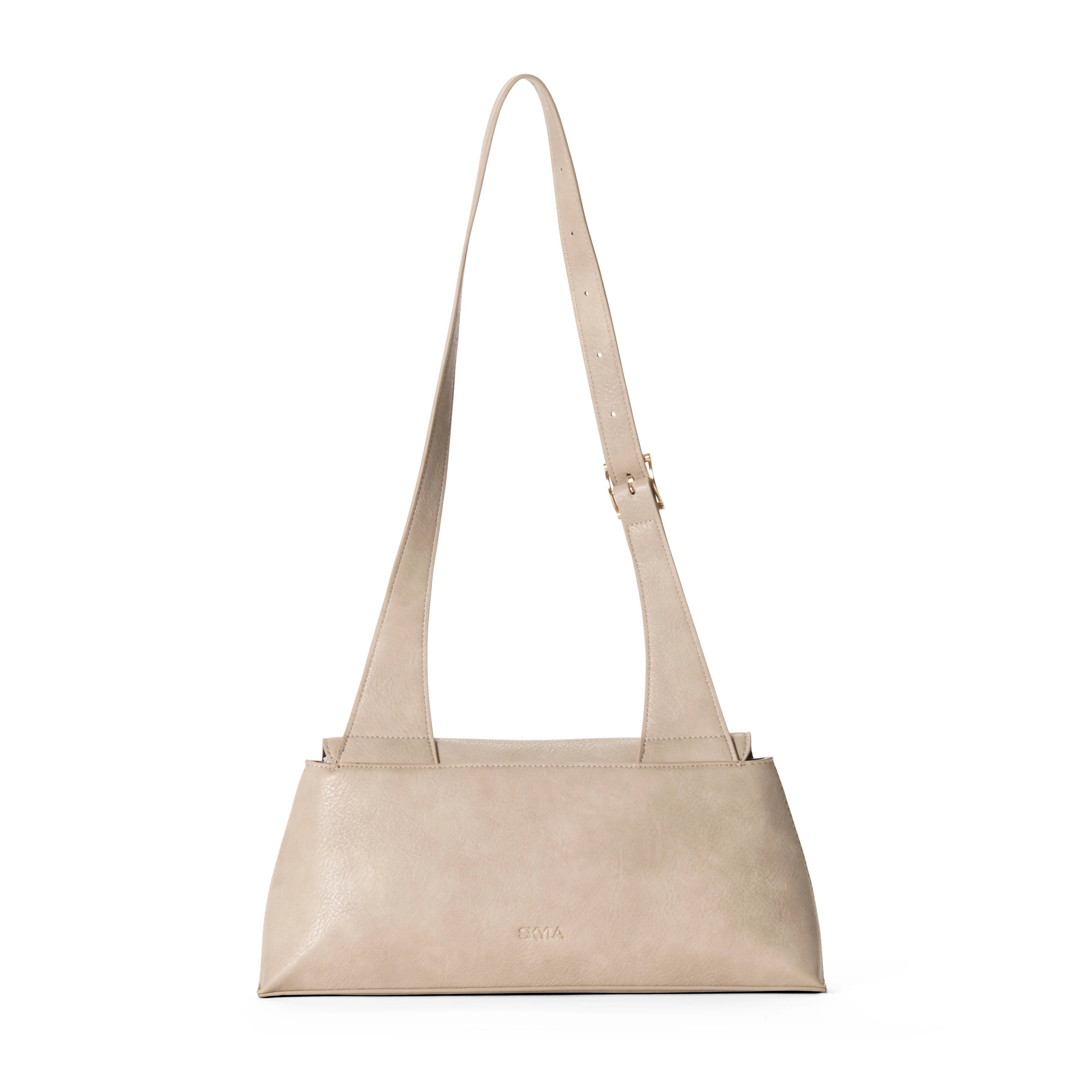 SOPHIA sac à épaule baguette, vegan - Sable