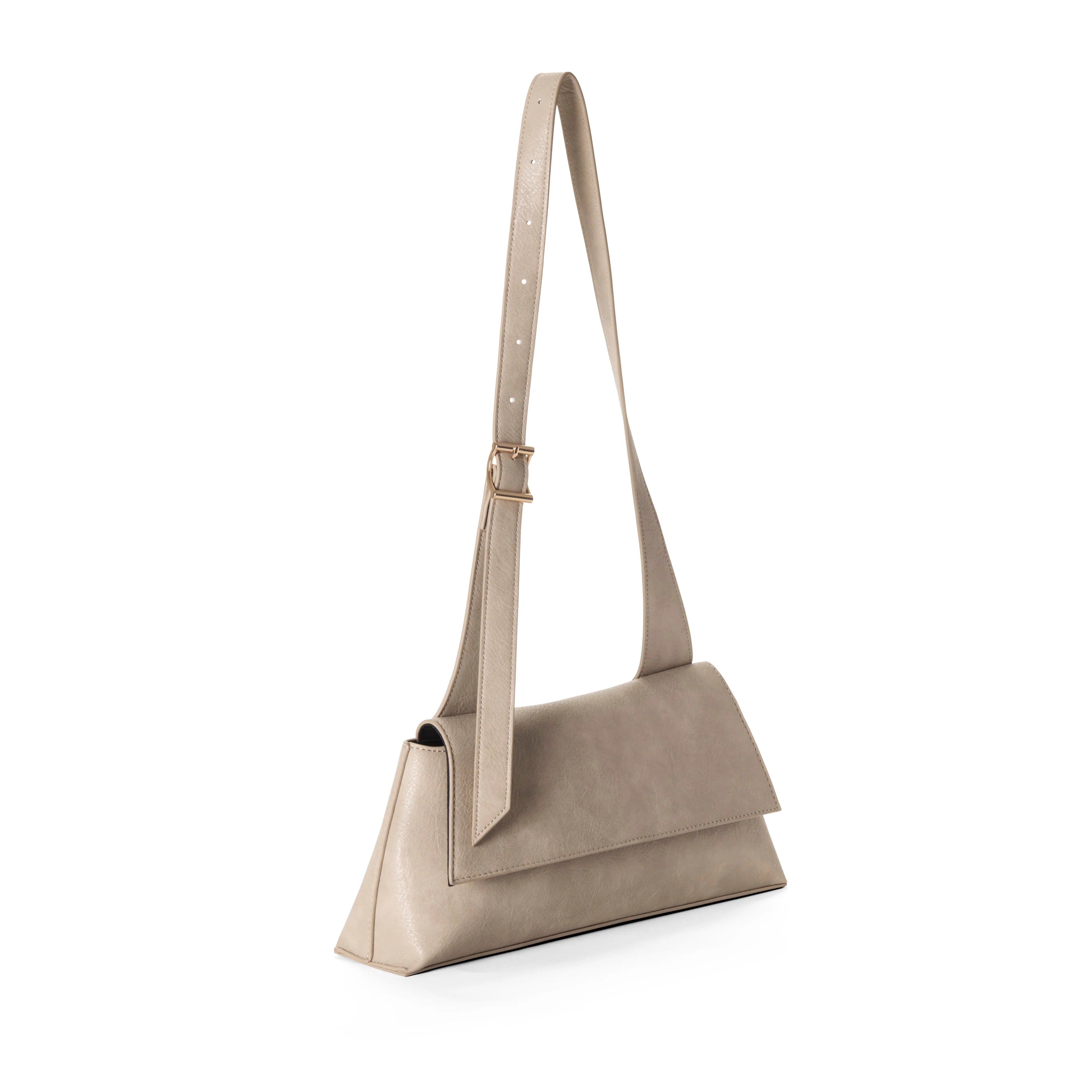 SOPHIA sac à épaule baguette, vegan - Sable