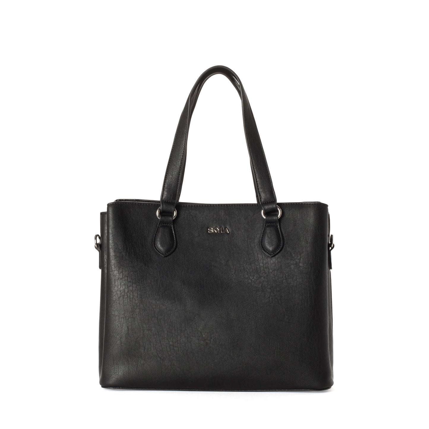 TANYA Vegan Tote Bag - Black