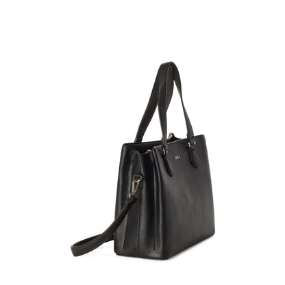 TANYA Vegan Tote Bag - Black