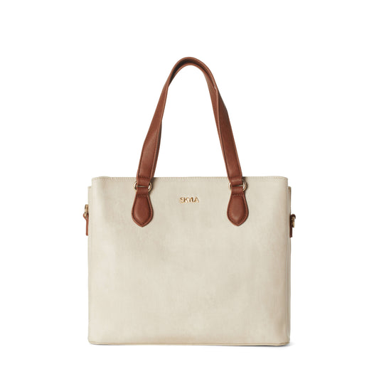 TANYA sac tote vegan - latte