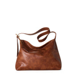 VALERIE Crossbody Hobo Bag - Cognac