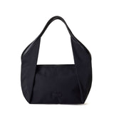 VICTORIA Nylon Shoulder Bag Tote - Black