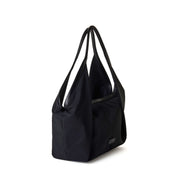 VICTORIA Nylon Shoulder Bag Tote - Black