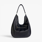 VIVIENNE Hobo Bag with Removable Crossbody Strap - Black