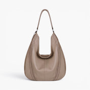 VIVIENNE Hobo Bag with Removable Crossbody Strap - Taupe