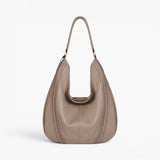 VIVIENNE Hobo Bag with Removable Crossbody Strap - Taupe
