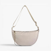LUNA Nylon Crossbody Bag - Creme