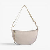 LUNA Nylon Crossbody Bag - Creme
